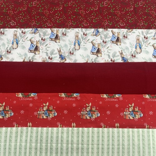 Christmas peter rabbit fabric - peter,