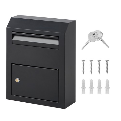 Large lockable post box - lockable,