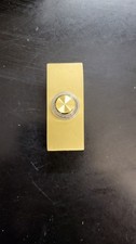 POLISHED BRASS BELL PUSH. NEVER USED