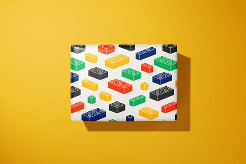 Lego brick style wrapping - lego,