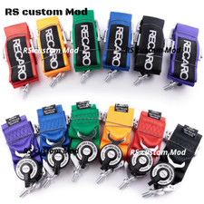 RECARO 4 Point 3" Racing Seat Belt Quick Release Seatbelt Snap-On Harness