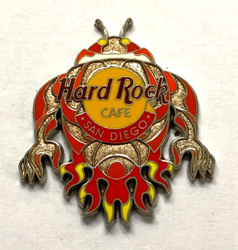 Hard rock cafe pin - rock, badge