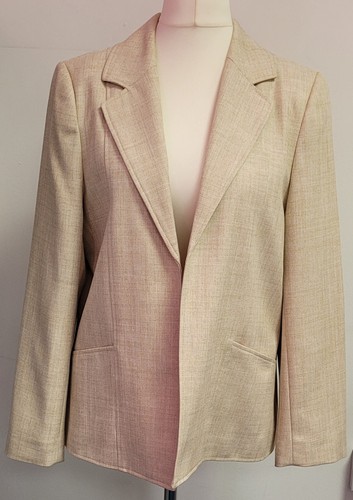 Ewm jacket uk16 beige edge - uk16,