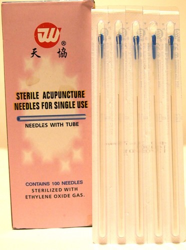 Single use acupuncture needles - single,