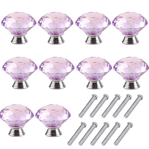 Glass crystal door knob - door,