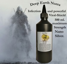RARE & GENUINE Strongest NANO SILVER For Health and defence 500ml 100% reviews.