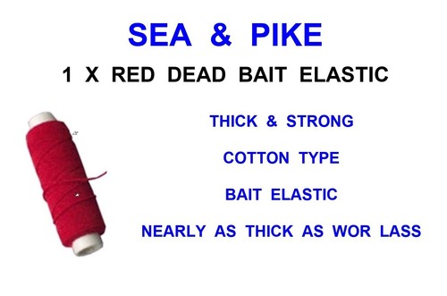 Red bait elastic for coarse - bait,