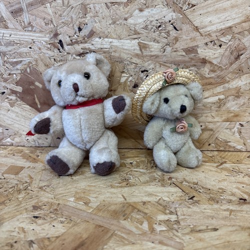 Vintage small mini teddy bears - small,