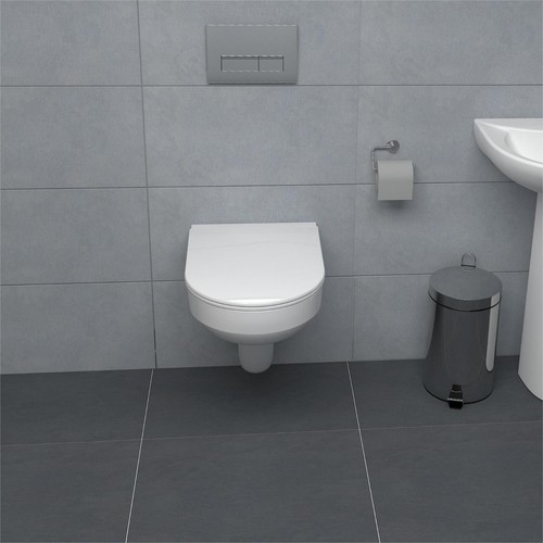 Rimless round wall hung - rimless,
