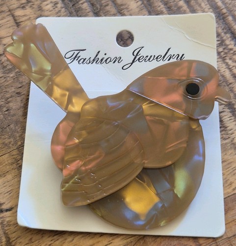 Modern handmade acrylic brooch - handmade,