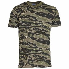 Mens Short Sleeved Camouflage