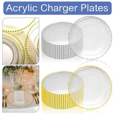 Clear plastic acrylic dinner - clear,