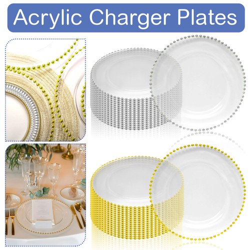 Clear plastic acrylic dinner - plastic,