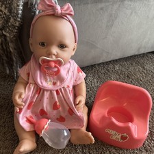 Missy Kissy With Dummy, bottle And Potty -vgc