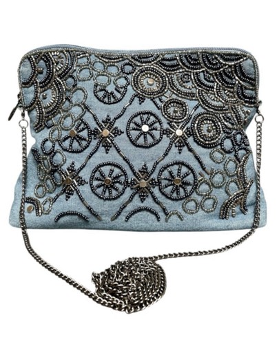 Mary frances hand beaded denim - frances,