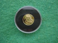 1994 Isle of Man Gold Angel -  1.57g 999 Gold  1/20th oz in  Capsule FREEPOST