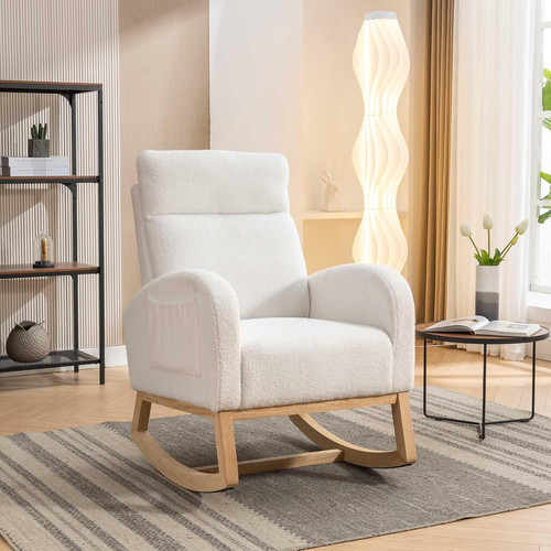 Rocking chair boucle - rocking,