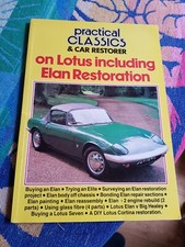 Lotus Elan Restoration Guide Practical Classics VGC +2 Elite Seven Cortina 7