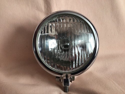 Vintage chrome front light - front, for