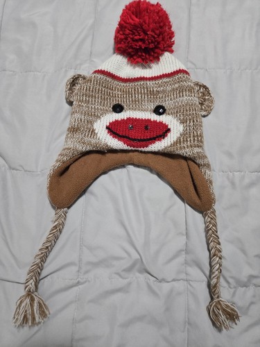 Sock monkey hat joe - monkey, knit