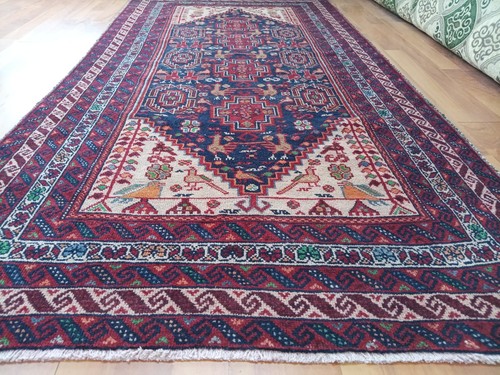 Antique heriz runner rug - heriz, long