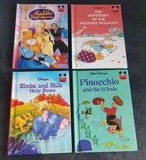 4 x Disney's Wonderful World of Reading Book Bundle -Disney very good condition 