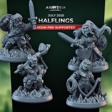 Arbiter Miniatures Halflings