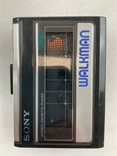 Sony Walkman A Series Stereo Cassette Player Black Vintage Portable Retro Audio