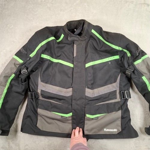 Kawasaki jacket mens xxl black - kawasaki,