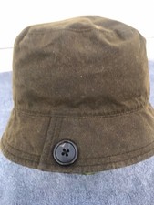 Barbour Waxed Bucket Hat Olive