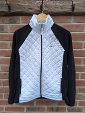 Ralph Lauren Active Quilted Black and White Jacket Fleece Size L Womens