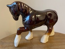 vintage Ceramic Shire Horse