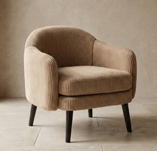 Khaki Corduroy Armchair Living