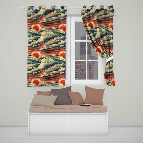 Blackout eyelet curtains - blackout,