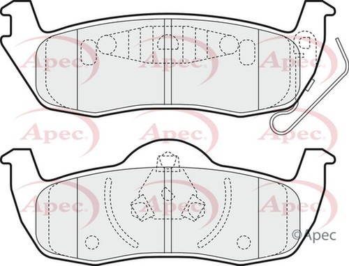 Apec brake pads rear r90 - apec,