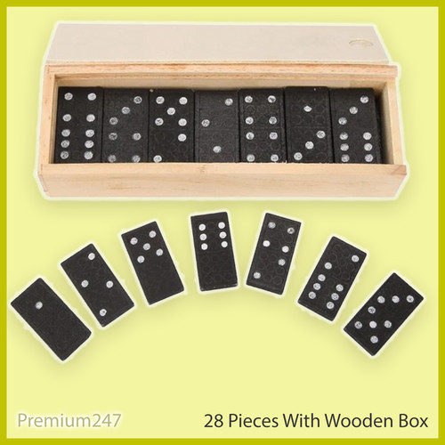 28x domino set - 28x, wooden