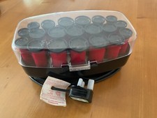 REVLON soft style flocked heated hair rollers -  20 curlers (no pins)