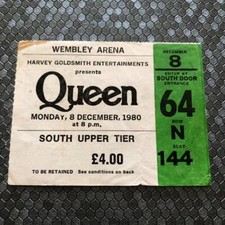 Queen ticket Wembley Arena