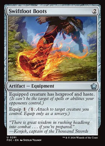 Mtg swiftfoot boots fdc - boots, ~