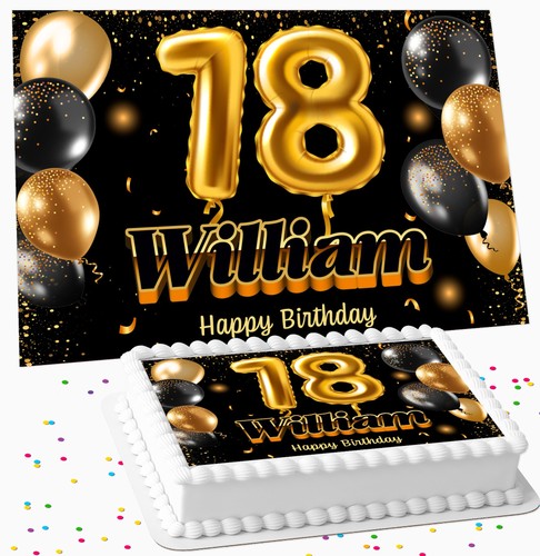 Gold black balloons party - &,