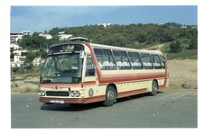 Gerona Area Spanish single deck Coach GE-1586-C  Bus NEGATIVE