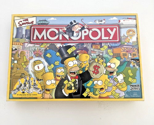 Monopoly 2001 the simpsons - monopoly,