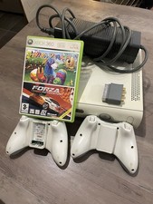 Microsoft Xbox 360 White Console 14GB HDD, HDMI 2x Controllers And Game Bundle