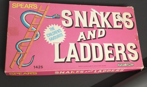 Snakes and ladders vintage - and,