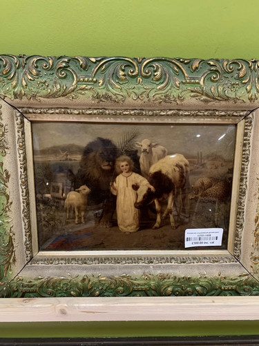 Picture crystoleum victorian