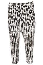 STELLA MCCARTNEY CREAM SILK TAPERED PANTS IT 36 UK 4