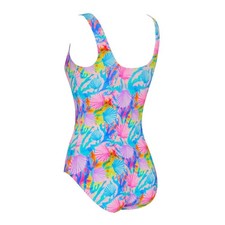 ZOGGS Women's Crazy Clams Silver Lined Swimsuit UK 10