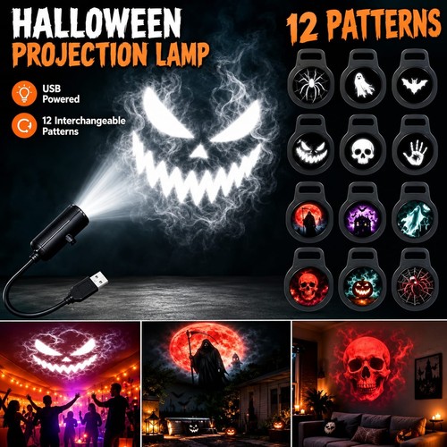 Star projector halloween - star,