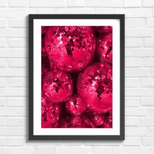 Disco Ball Lights Party Pink