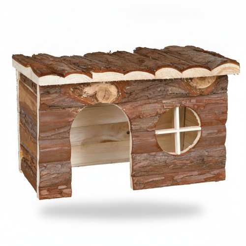 Wooden rodent house for guinea - wooden,